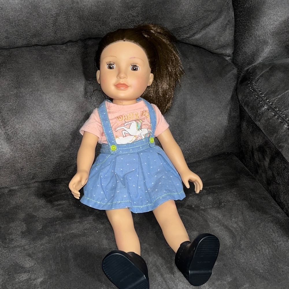LOTUS ONDA DOLL 18'' Friend American Girl, Vinyl w/Cloth Body